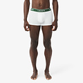 Lacoste Lacoste Heren Boxershorts Classic Trunks Wit/Grijs/Zwart 3-Pack