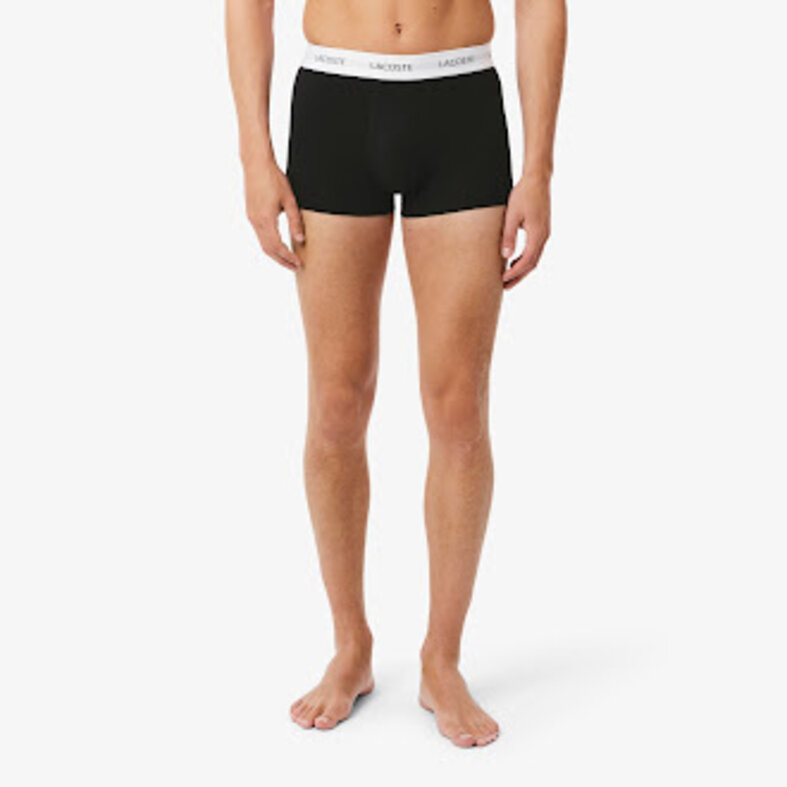Lacoste Lacoste Men's Boxer Shorts Trunks 3-Pack Black