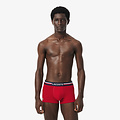 Lacoste Lacoste Men's Boxer Shorts Trunks 3-Pack Red/Gray/Navy Blue