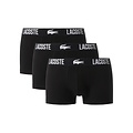 Lacoste Lacoste Men's Boxer Shorts Trunks 3-Pack Black