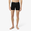 Lacoste Lacoste Men's Long-Pipe Boxer Briefs 3-Pack Black