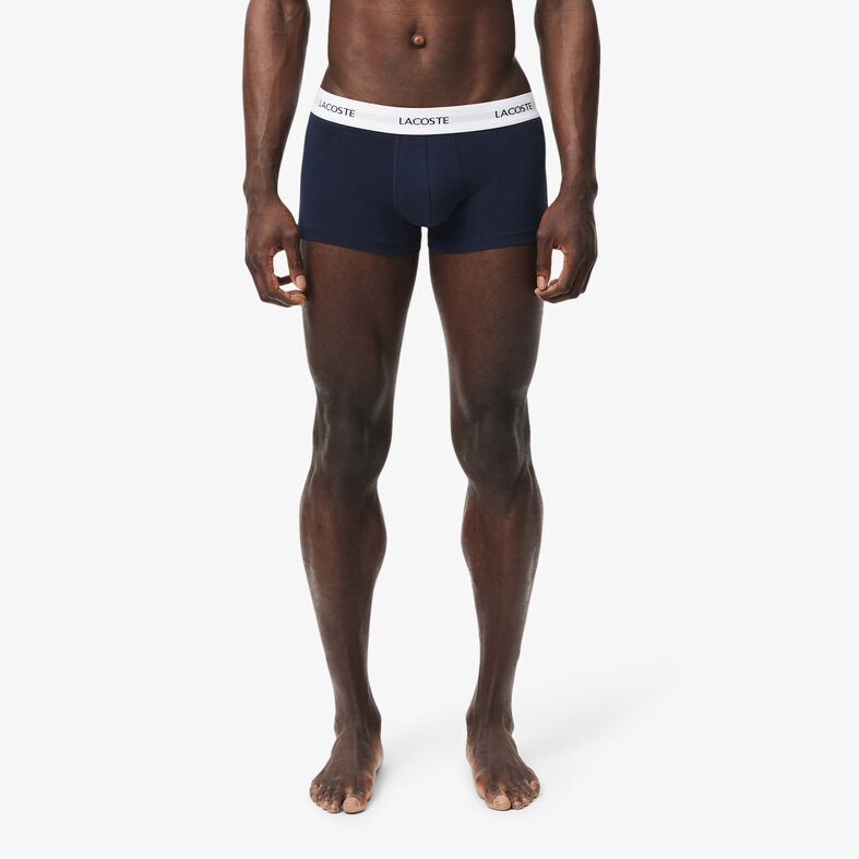 Lacoste Lacoste Men's Boxer Shorts Trunks 3-Pack Black/Green/Navy Blue