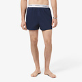Lacoste Lacoste Heren Wijde Boxershorts Katoen Geruit/Effen 3-Pack Donkergroen/Navy Blauw