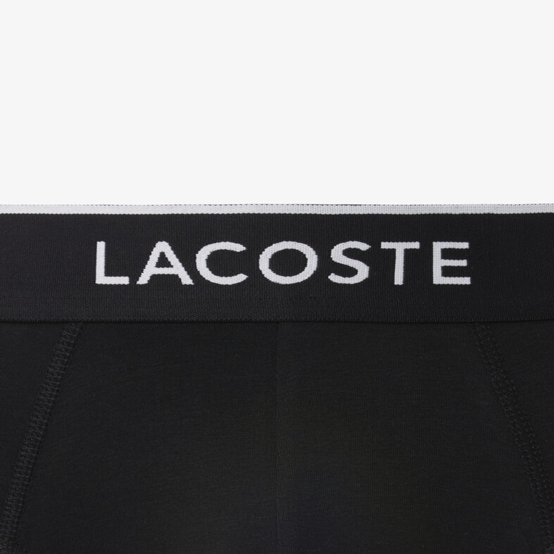 Lacoste Lacoste Heren Slips Casual Briefs 3-Pack Zwart