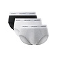 Lacoste Lacoste Men's Briefs Casual Briefs 3-Pack Gray/White/Black