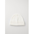 Lacoste Lacoste Beanie Geribbelde Dames Heren Muts Wol Wit
