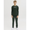 Jack & Jones Junior Jack & Jones Junior Jongens Pyjamaset JACCLYDE Donkergroen
