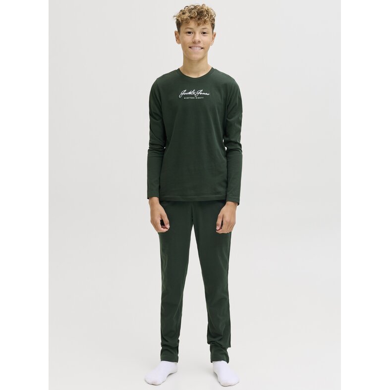 Jack & Jones Junior Jack & Jones Junior Boys Pyjama Set JACCLYDE Dark Green