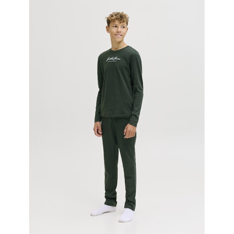 Jack & Jones Junior Jack & Jones Junior Boys Pyjama Set JACCLYDE Dark Green