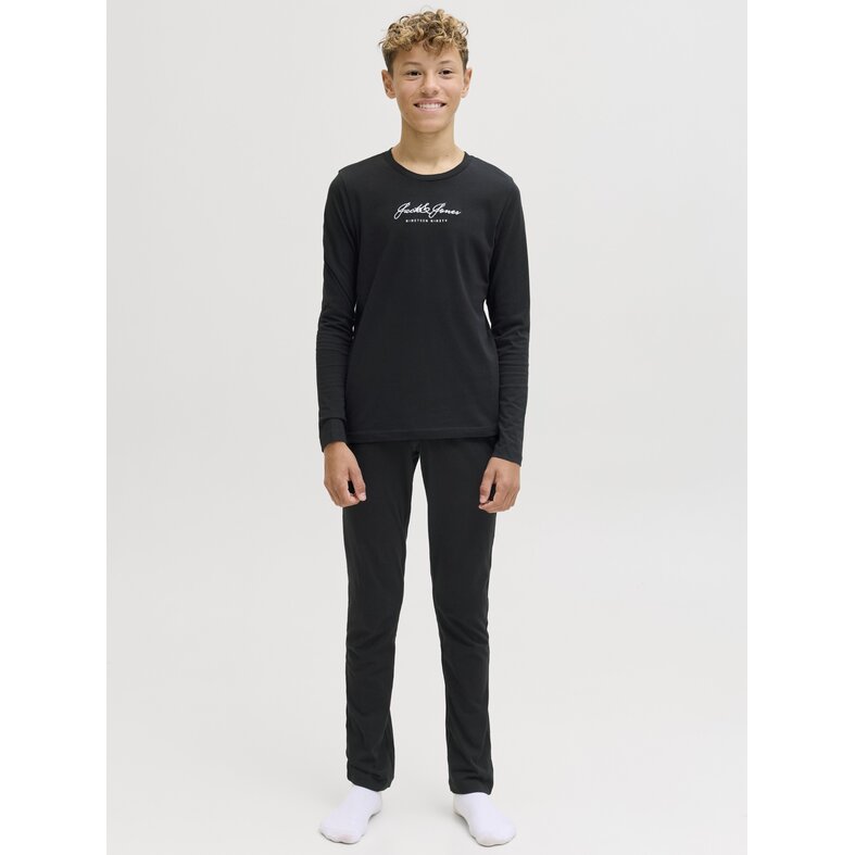 Jack & Jones Junior Jack & Jones Junior Jongens Pyjamaset JACCLYDE Zwart