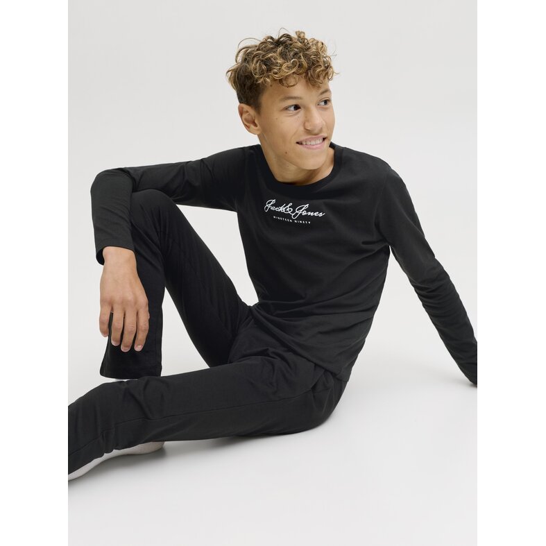 Jack & Jones Junior Jack & Jones Junior Jongens Pyjamaset JACCLYDE Zwart