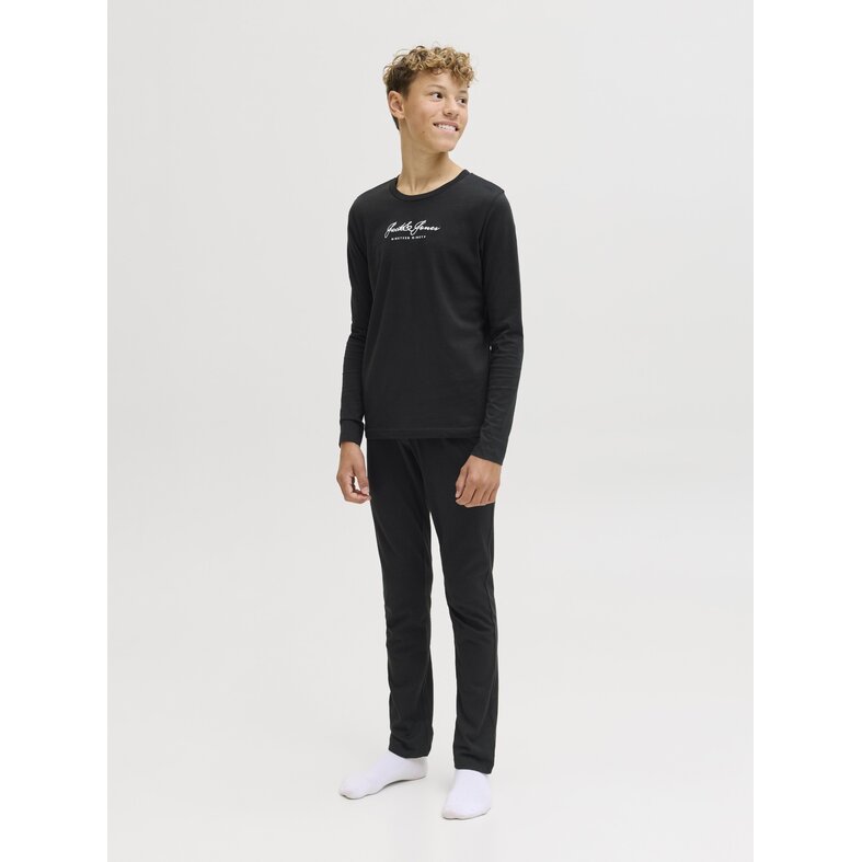 Jack & Jones Junior Jack & Jones Junior Jongens Pyjamaset JACCLYDE Zwart
