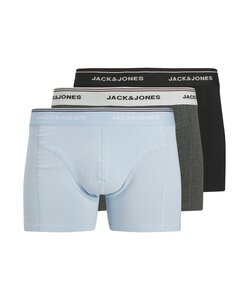 Jack & Jones Junior Boys Boxer Shorts Trunks JACAVERY 3-Pack Plain