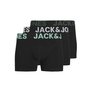 Jack & Jones Heren Boxershorts Trunks JACELIAS 3-Pack Zwart