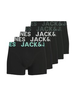Jack & Jones Heren Boxershorts Trunks JACELIAS 5-Pack Zwart