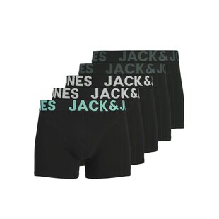 Jack & Jones Men's Boxer Shorts Trunks JACELIAS 5-Pack Black