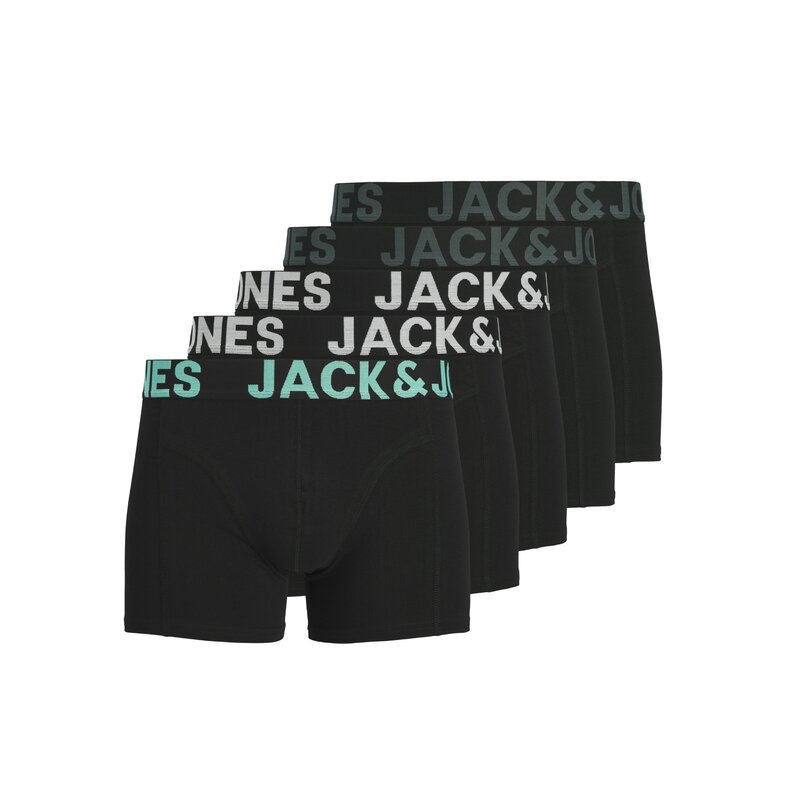 Jack & Jones Jack & Jones Men's Boxer Shorts Trunks JACELIAS 5-Pack Black