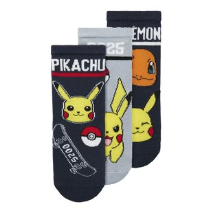 Name It Boys Socks NMMSANTIAGO Pikachu 3-Pack Dark Blue