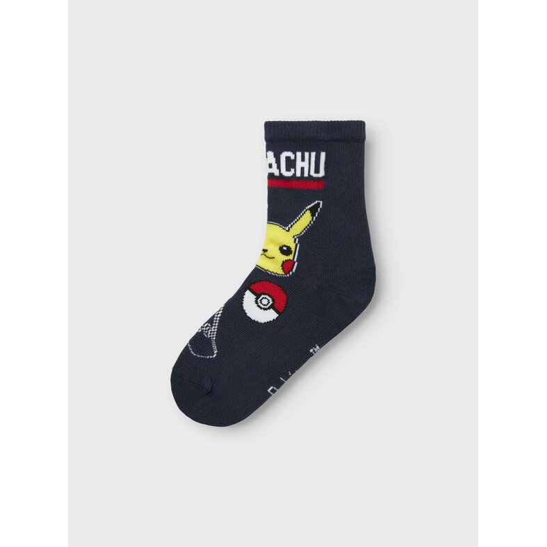 Name It Name It Jongens Sokken NMMSANTIAGO Pikachu 3-Pack Donkerblauw