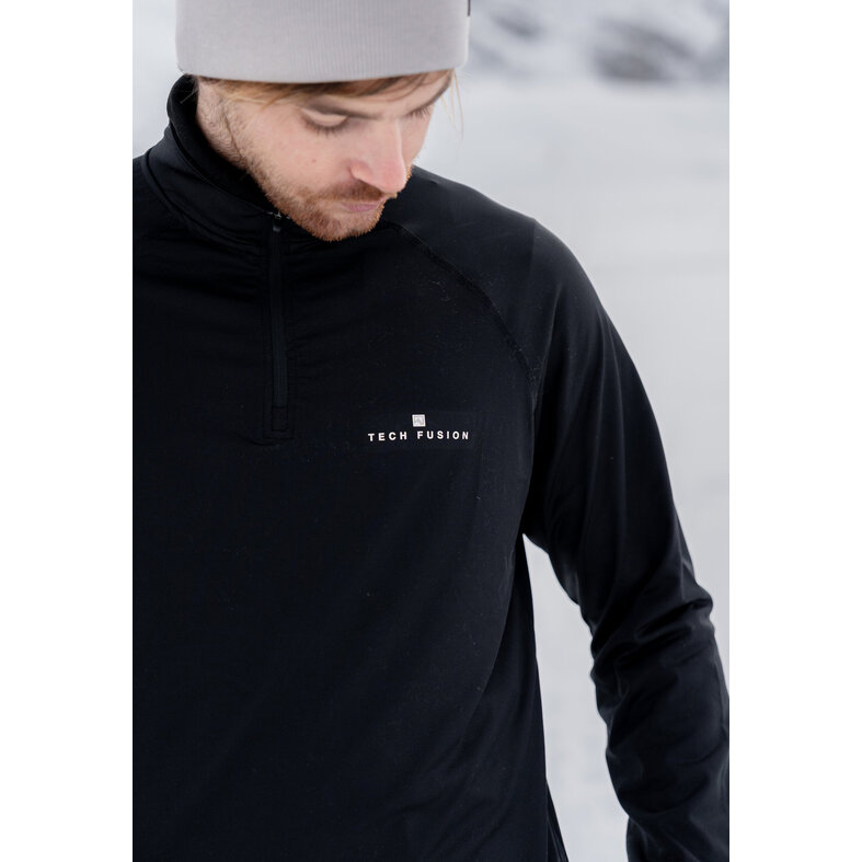 Jack & Jones Jack & Jones Heren Zip Skipully JJALPES Zwart