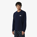 Lacoste Lacoste Men's Long Poplin Pyjama Set Checkered Dark Blue/Dark Green