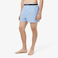 Lacoste Lacoste Men's Wide Boxer Shorts Cotton Monogram Print/Even 3-Pack Navy Blue/Light Blue