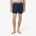 Lacoste Lacoste Men's Wide Boxer Shorts Cotton Monogram Print/Even 3-Pack Navy Blue/Light Blue