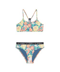 O'Neill Meisjes Bikini Set SPORTCLUB Multicolor Gebloemd