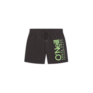 O'Neill Boys Swim Short ORIGINAL CALI 14" Black Text