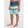 O'Neill O'Neill Heren Boardshort Lang Zwemshort Hyperfreak Heat Stripe 21" Donkerblauw/Blauw Gestreept