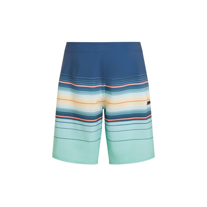 O'Neill O'Neill Heren Boardshort Lang Zwemshort Hyperfreak Heat Stripe 21" Donkerblauw/Blauw Gestreept