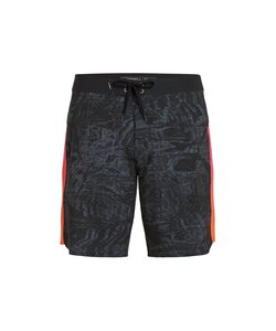 O'Neill Men's Boardshort Long Swim Short Hyperfreak Tech Panel 19''Black/Pink/Orange