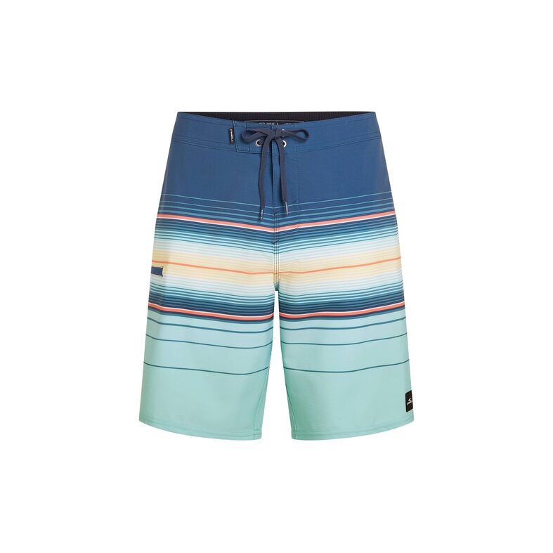 O'Neill O'Neill Heren Boardshort Lang Zwemshort Hyperfreak Heat Stripe 21" Donkerblauw/Blauw Gestreept