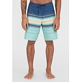 O'Neill O'Neill Men's Boardshort Long Swim Short Hyperfreak Heat Stripe 21" Dark Blue/Blue Striped