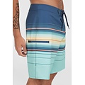 O'Neill O'Neill Men's Boardshort Long Swim Short Hyperfreak Heat Stripe 21" Dark Blue/Blue Striped