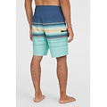 O'Neill O'Neill Men's Boardshort Long Swim Short Hyperfreak Heat Stripe 21" Dark Blue/Blue Striped