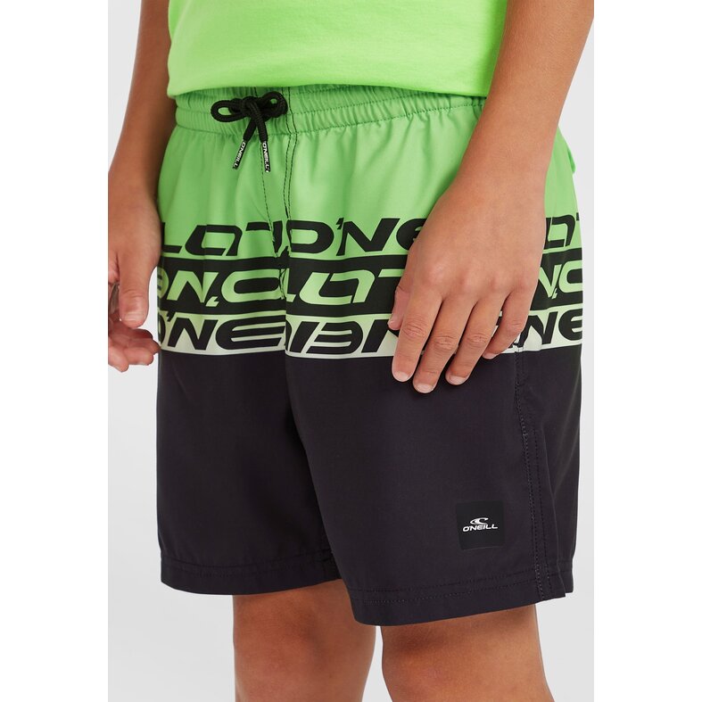 O'Neill O'Neill Jongens Zwemshort CALI STRIPE 14" Groen/Zwart Tekst