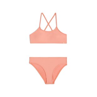 O'Neill Meisjes Bikini Set ESSENTIALS BRALETTE Koraal Roze