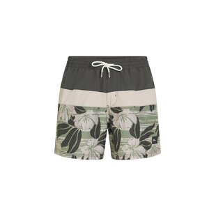 O'Neill Heren Zwemshort CALI BLOCK 15" Groen/Wit Gebloemd