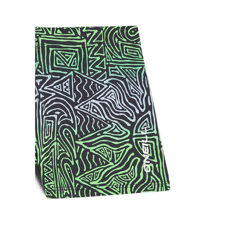 O'Neill O'Neill Jongens Zwemboxer Racer Groen Gradient Print