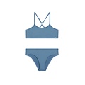 O'Neill O'Neill Meisjes Bikini Set ESSENTIALS BRALETTE Blauw