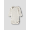 Name It Name It Jongens Kinder Bodysuit NBMBODY 3-Pack Effen Grijs/Beige/Groen Vosprint