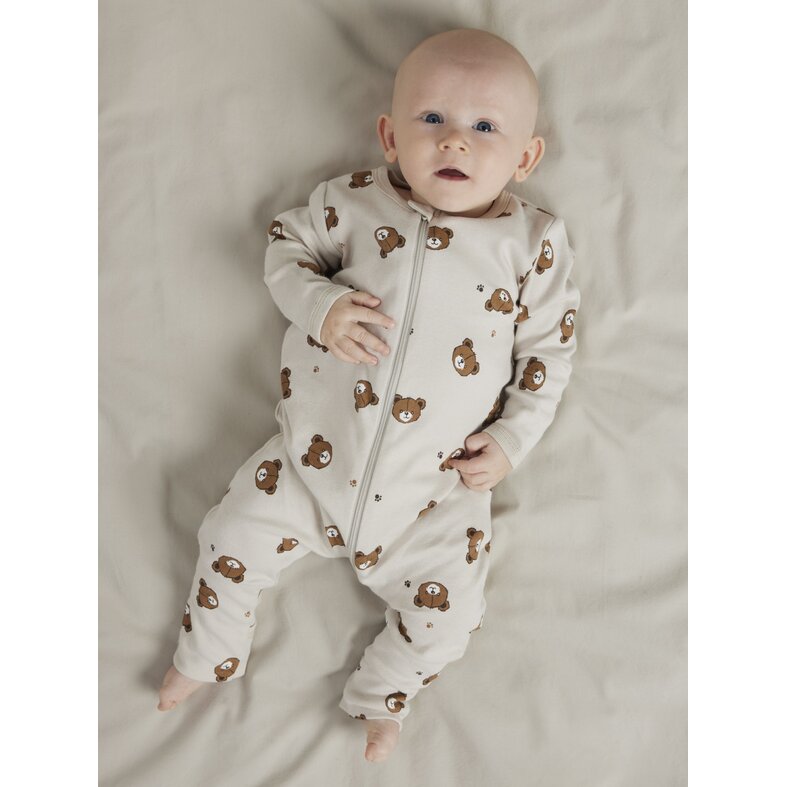Name It Name It Unisex Children's Bodysuit NBNNIGHTSUIT 2-Pack Bear Print