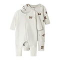 Name It Name It Unisex Children's Bodysuit NBNNIGHTSUIT 2-Pack Bear Print