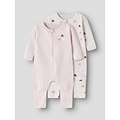 Name It Name It Girls Kids Bodysuit NBFNIGHTSUIT 2-Pack Hearts Pink