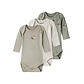 Name It Name It Jongens Kinder Bodysuit NBMBODY 3-Pack Effen Grijs/Beige/Groen Vosprint