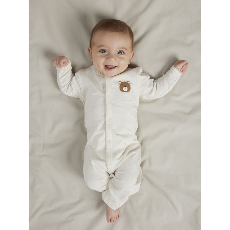 Name It Name It Kinder Bodysuit Unisex NBNNIGHT 3-Pack Beige/Roze/Groen Vosprint