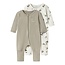 Name It Name It Unisex Kinder Bodysuit NBNNIGHTSUIT 2-Pack Beige Dierenprint