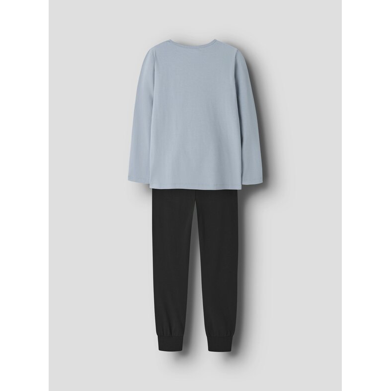 Name It Name It Jongens Pyjama Set NKMNIGHTSET Lichtblauw/Zwart