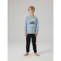 Name It Name It Jongens Pyjama Set NKMNIGHTSET Lichtblauw/Zwart